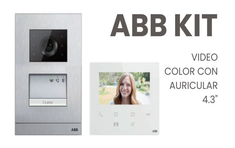 ABB kit video color: seguridad, comodidad y diseño a un precio inmejorable