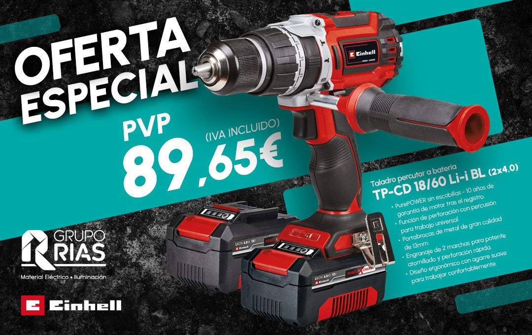 Taladro Percutor Einhell en Oferta