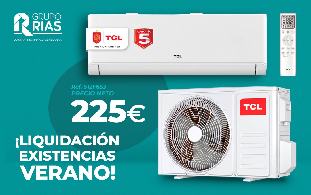 ¡Últimas unidades! Liquidación de aires acondicionados TCL