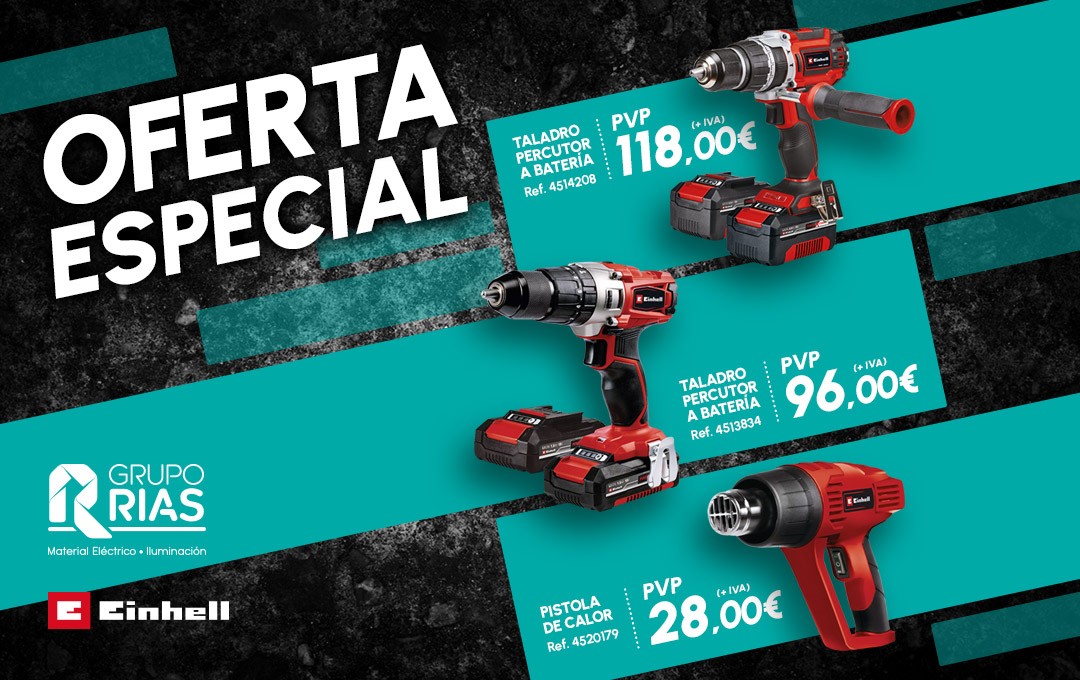 Herramientas Einhell a precio especial para tus proyectos